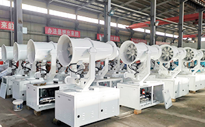 全自動風(fēng)送式高壓霧炮機(jī)如何操控？