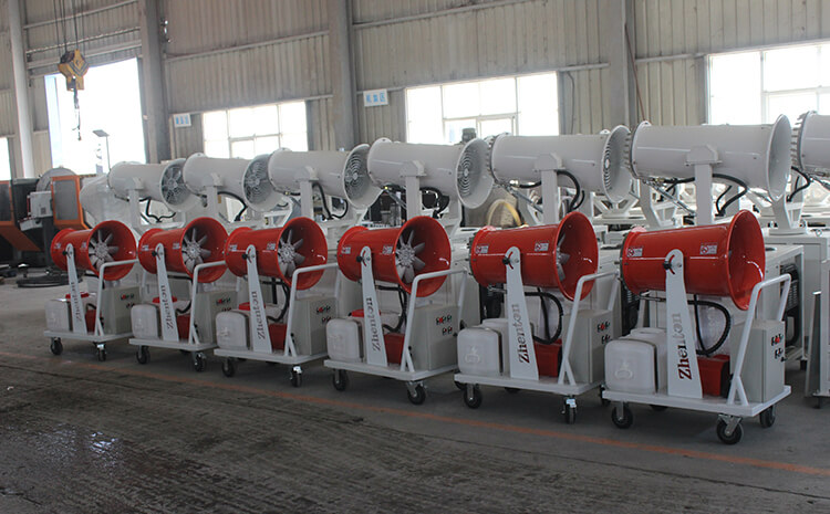 霧炮機為什么能有效治理揚塵污染？