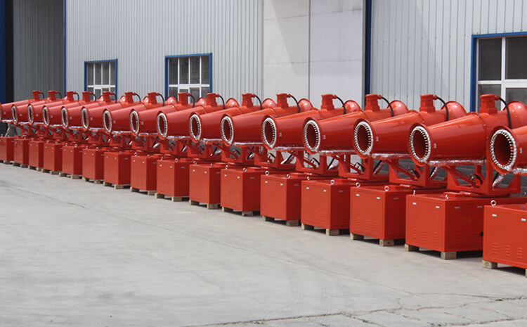 為什么建筑工地普遍使用霧炮機設(shè)備降塵？