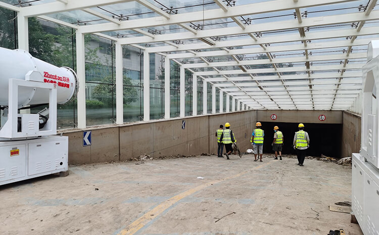 工地用除塵霧炮機設計原理是什么？射程如何選擇？