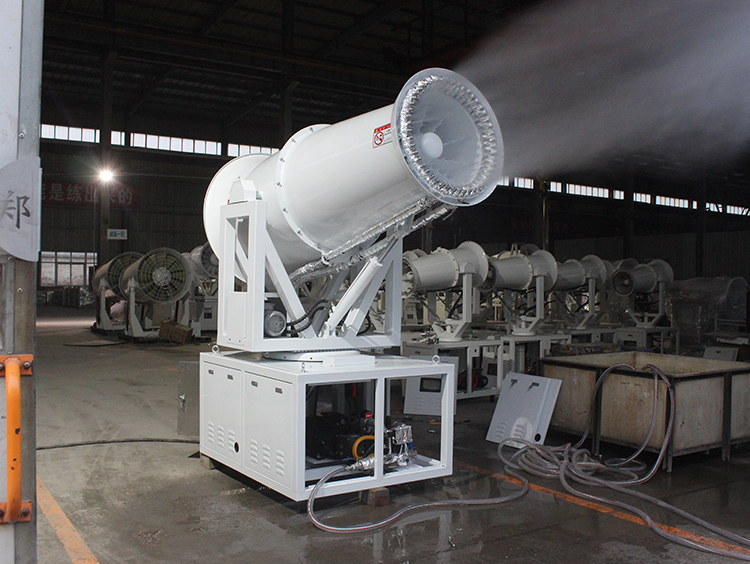 除塵霧炮機參數(shù)分析