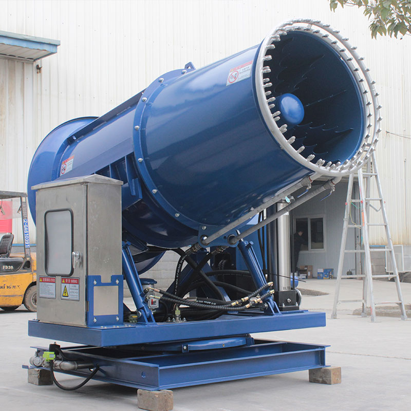 固定式除塵霧炮機粉塵治理效果怎么樣？