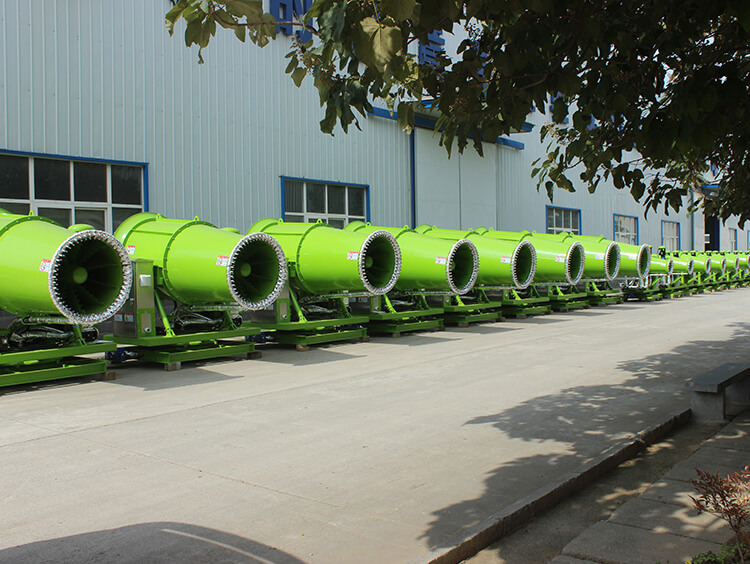 遠程降塵霧炮機的壓力是那個零部件控制的？如何調整？