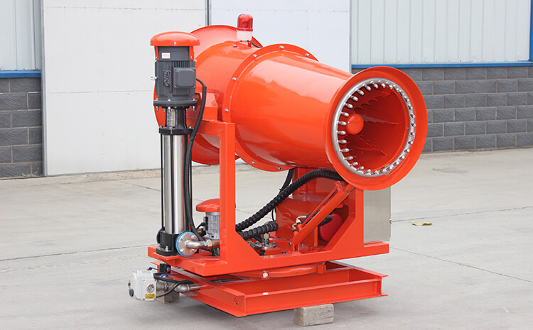 高壓細霧霧炮機是如何治理燒結廠粉塵的？