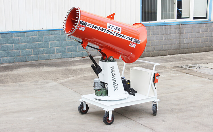 環(huán)保霧炮機(jī)是如何實(shí)現(xiàn)降塵加濕功能的？