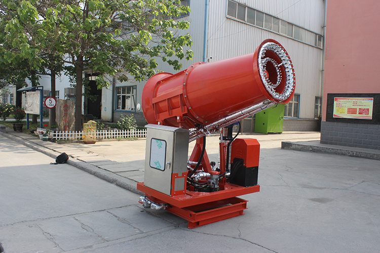 環保霧炮機是如何凈化粉塵環境的？