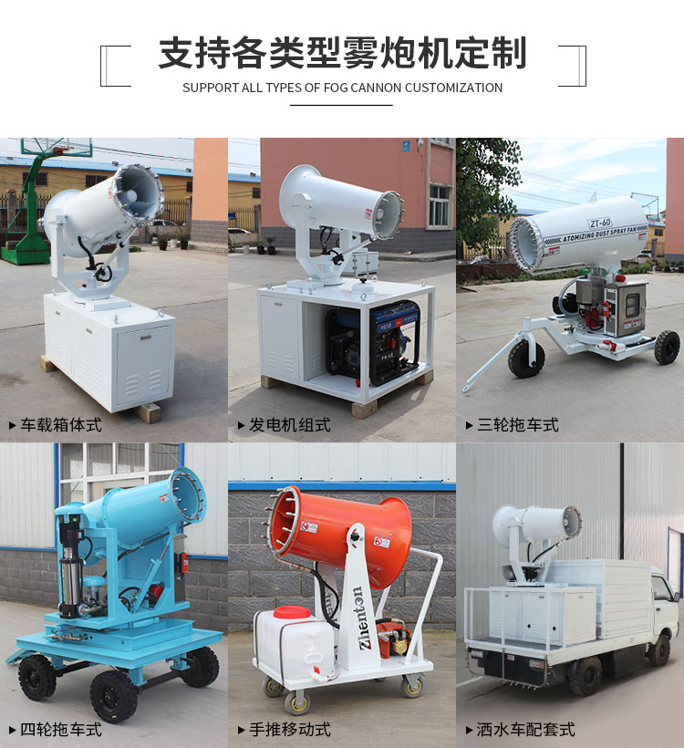 鄭通炮霧機型號參數(shù)匯總